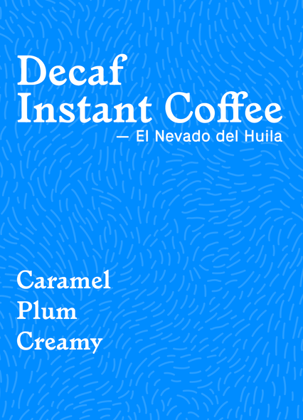 Instant Coffee - Decaf El Nevado
